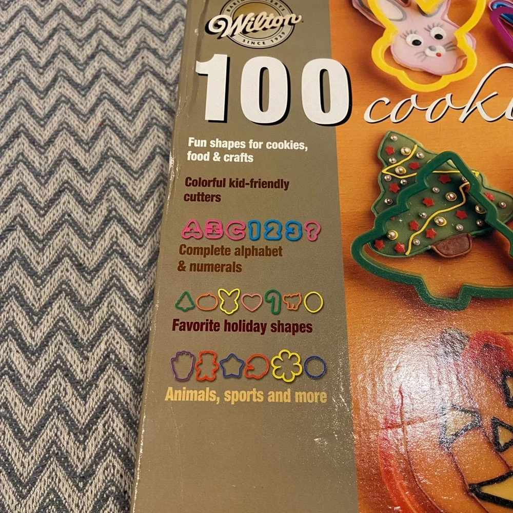 Wilton 100 Piece Cookie Cutter Set – Alphabet, Numbers, Holiday & Fun Shapes